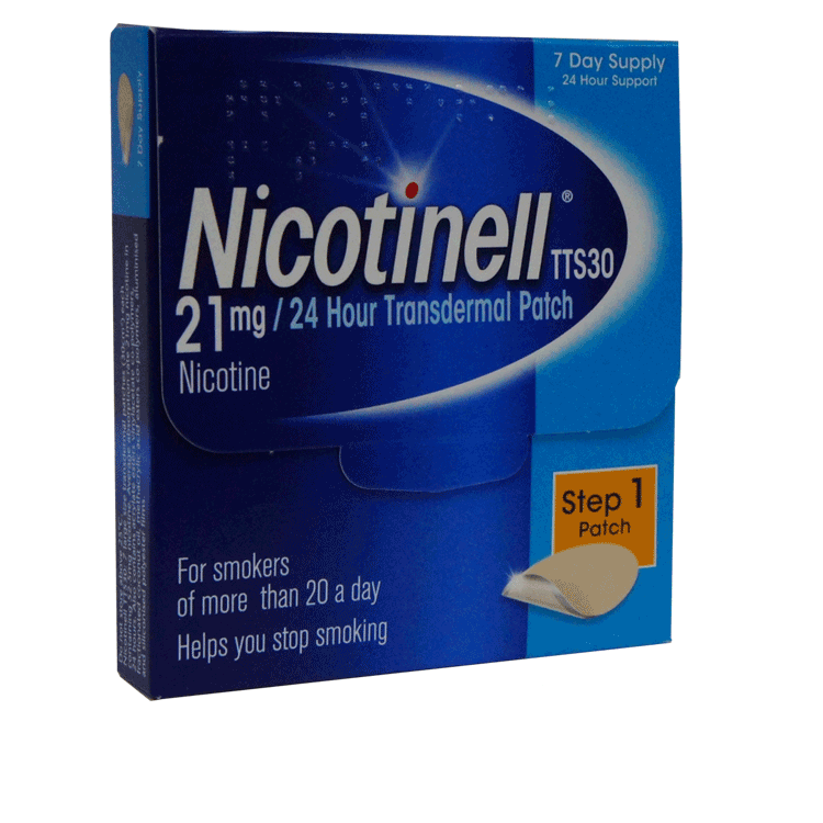 Patchs Nicotinell 21 mg/h x 7 patchs