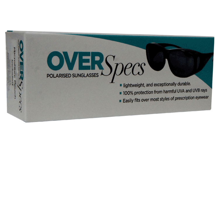 OverSpecs Polarisierte Sonnenbrille - Überbrille - Schildpatt