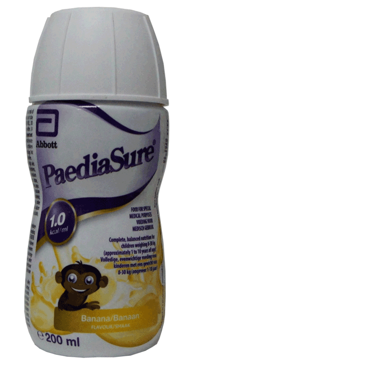 PaediaSure by Abbott 200ml Banana Flavour 1.0 Kcal /ml