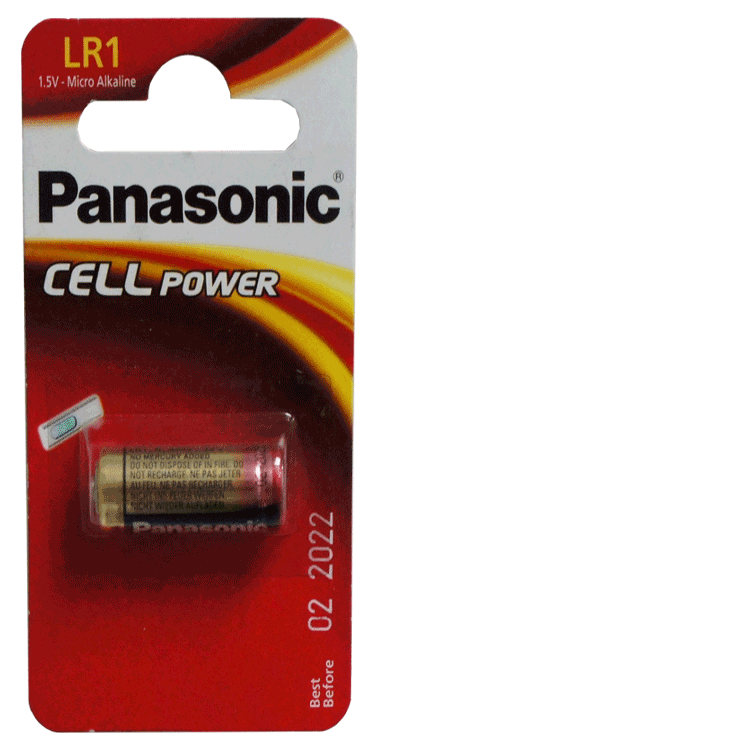 Panasonic LR1 Battery x 1 - For use in Blood Glucose Meters