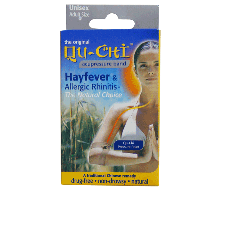 Bracelet d'acupression Qu-Chi pour le rhume des foins pour adultes