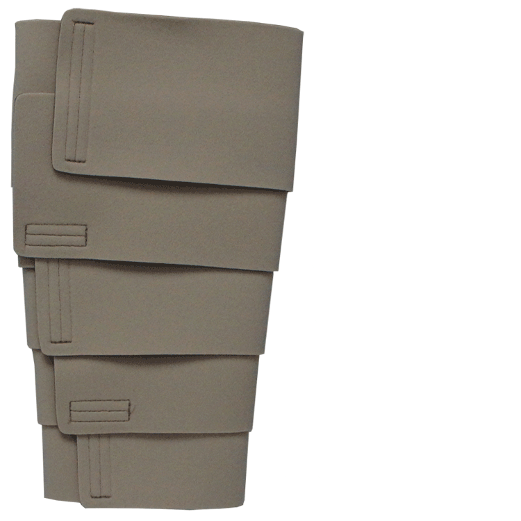ReadyWrap CALF - BEIGE or BLACK - Adjustable Compression Garment for Chronic Oedema