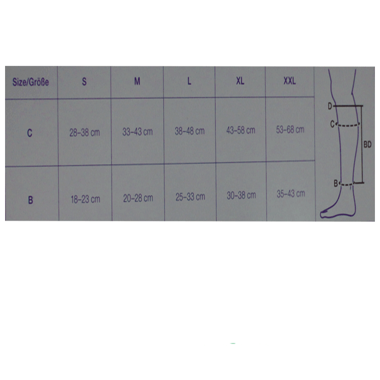 ReadyWrap CALF - BEIGE or BLACK - Adjustable Compression Garment for Chronic Oedema