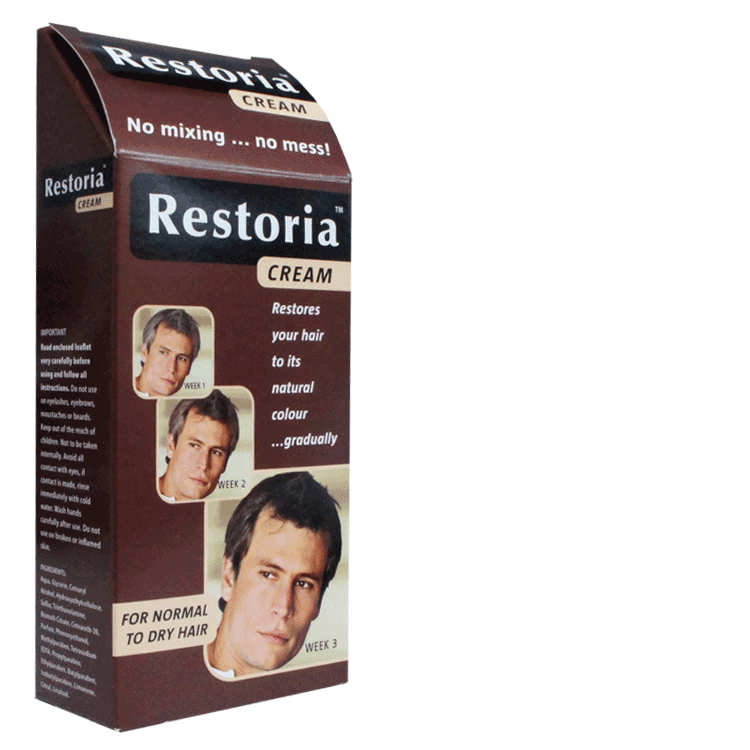 Crème Restoria 100 ml – Coloration capillaire pour homme