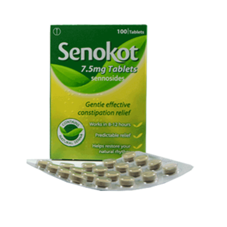 Senokot 100 tablets 7.5mg - For Constipation
