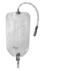 Poche à urine pour jambe Simpla 500 ml avec tubulure de 25 cm x 10 - Robinet à levier