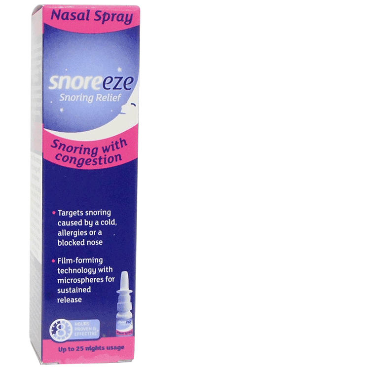 Snoreeze Nasal Spray 10ml – 25 Applications - To reduce Snoring