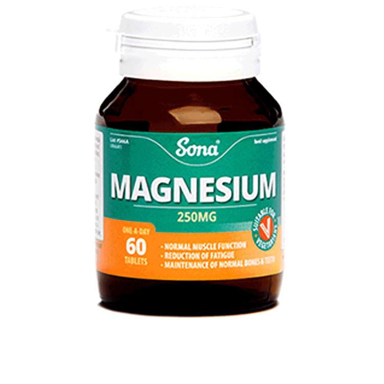 Sona Magnesium 500mg tablets x 60 - One a Day