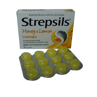 Strepsils Honey and Lemon Throat Lozenges x 36  - For sore throats