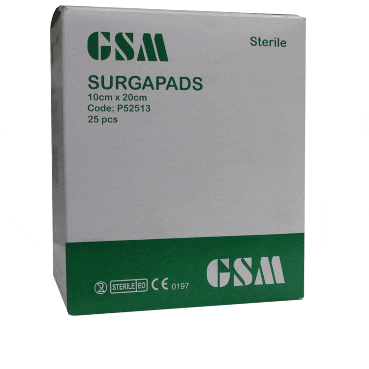 Surgapad Highly Absorbant Wound Pads 10cm x 20cm  x 1 - Sterile
