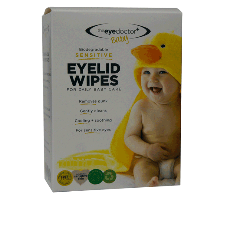 Eye Doctor Baby - Eyelid Wipes x 20 - Biodegradable