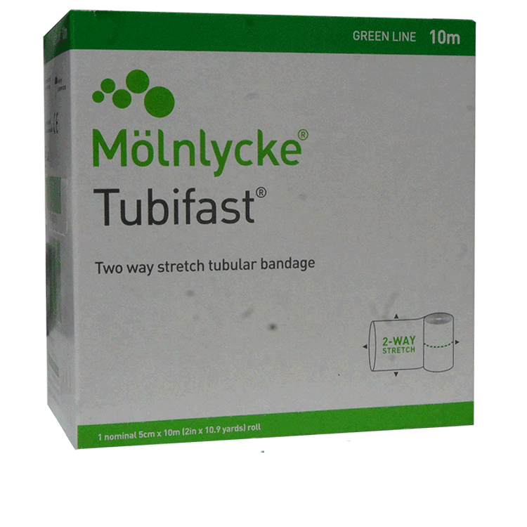 Tubifast 2 Way Stretch Verband - Groene Lijn 10 meter
