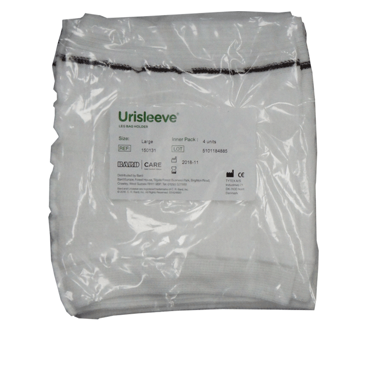 Urine Catheter Securement Kit - Ugofix Catheter Clip With or Without Urisleeve Leg Bag Holder x 4 units by Bard