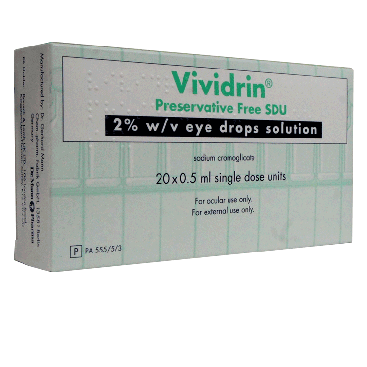 Vividrin  Hayfever / Allergy Eye drops UDV's x 20