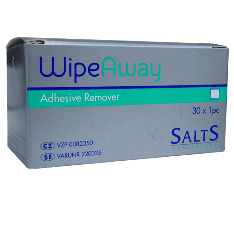 WipeAway lijmverwijderingsdoekjes x 30 zakjes van Salts